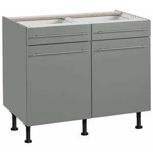 OPTIFIT Onderkast Bern 100 cm breed, met 2 deuren, 2 laden, met in hoogte verstelbare poten