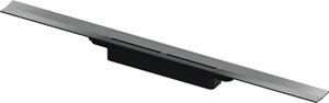 Tece drainprofile doucheprofiel, 1000 mm, rvs, Polished Black Chrome / Gepolijst Zwart Chroom