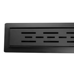 Creavit Aloni Rvs Douchegoot Compleet 50cm Zwart