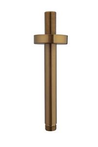 Sanifun Carim douchearm met plafondbevestiging 15 cm geborsteld brons koper.