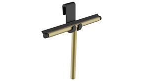 Sanifun raamwisser Pico met flexibele glashaak geborsteld messing 25.