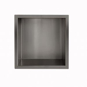 Sanifun Ferung inbouwnis 30 x 30 x 7 cm gunmetal.