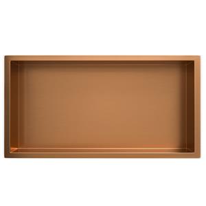 Sanifun Demir inbouwnis 300 x 600 x 100 geborsteld brons koper