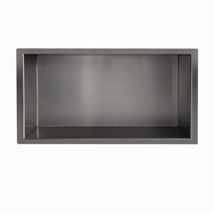 Sanifun Demir inbouwnis 30 x 60 x 7 gunmetal.
