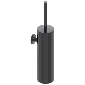 IVY Toiletborstelgarnituur  Wandmodel Zwart Chroom PVD