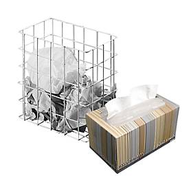 Prullenmand klein + KLEENEX Ultra Soft handdoeken-box GRATIS