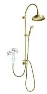 Sapho Vanity regendouche zonder douchekraan retro brons