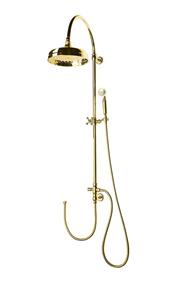 Sapho Vanity regendouche zonder douchekraan retro goud