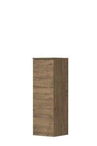 INK Half hoge kast ls 1 deur met grepen hout décor 35 cm x 35 cm x 106 cm Naturel eiken 1102117