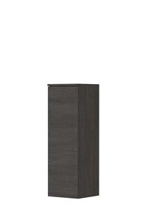 INK Half hoge kast ls 1 deur met grepen hout décor 35 cm x 35 cm x 106 cm Oergrijs 1102118