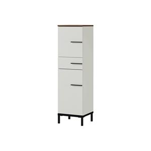 Huisenthuis.nl Badkamer kolomkast Serpa Kasjmier Walnoot 123 cm