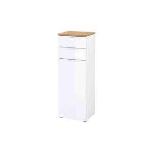 Huisenthuis.nl Lage badkamerkast Palma Eiken Wit 112 cm