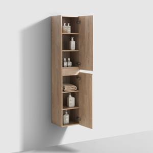 Clou Hoge Kolomkast  InBe 180x35x35 Cm Grieks Eiken
