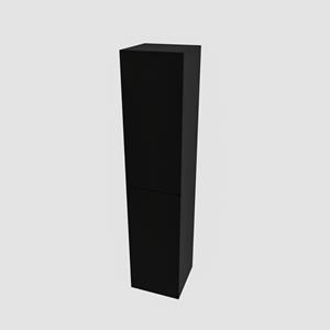 Boss & Wessing Kolomkast BWS Stockholm 160x35x35 cm Omkeerbaar Twee Deuren Mat Zwart