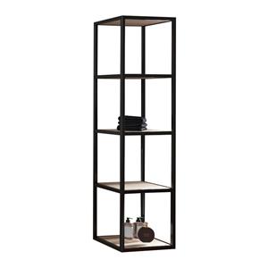 Boss & Wessing Kolomkast BWS Harper 135x35 cm Metalen Frame Noten