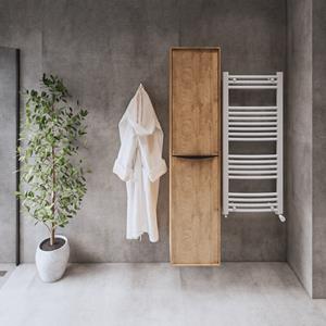 Gliss Design Kolomkast  Eleganz Hera Zwart 160cm Oak Classic