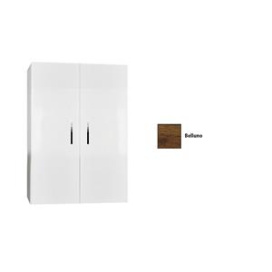 Sanicare Kolomkast  Q6/Q14/Q16 2-Deurs Soft-Closing Chromen Greep 90x67x32 cm Belluno