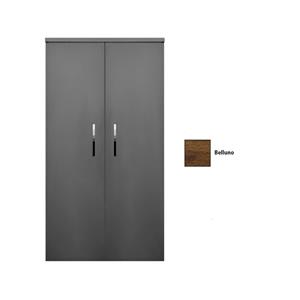 Sanicare Kolomkast  Q6/Q14/Q16 2-Deurs Soft-Closing Chromen Greep 160x67x32 cm Belluno