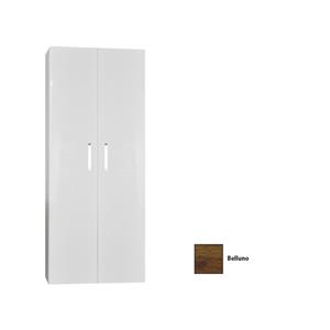 Sanicare Kolomkast  Q1/Q12/Q17 2-Deurs Soft-Closing Chromen Greep 160x67x32 cm Belluno