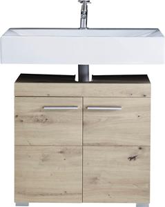 INOSIGN Wastafelonderkast Amanda Wastafel met 2 deuren - uitsparing 26/8 cm - (B/D/H) 60/34/56 cm