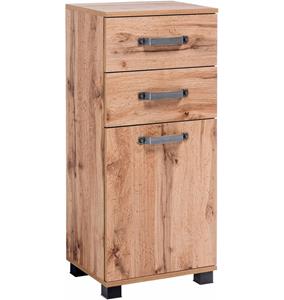 Schildmeyer Onderkast Milan Breedte 40,5 cm, met 1 deur, 2 laden & metalen handgrepen