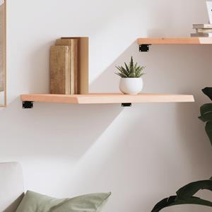 vidaXL Wandschap 60x50x(2-4) cm onbehandeld massief eikenhout