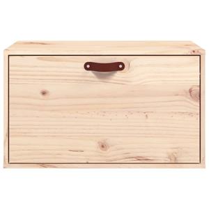 vidaXL Wandkast 60x30x35 cm massief grenenhout
