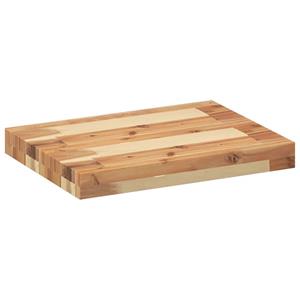 vidaXL Wandschappen 3 st zwevend olieafwerking 40x30x4 cm acaciahout