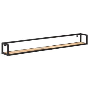 vidaXL Wandschappen 2 st 160 cm ruw mangohout