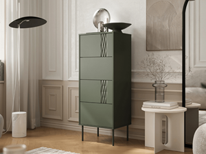 Mobistoxx Commode FINDUS 4 lades groen