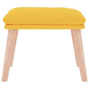 vidaXL Voetenbank 45x29,5x35 cm stof mosterdgeel