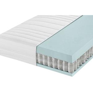 PULSIVA Matras Pocketverenkern light; 90x200x20 cm (BxLxH); wit; hard