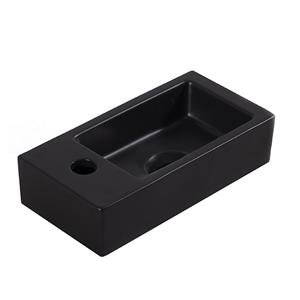 Boss & Wessing BWS Fontein Rino Mini Links 36x18x9 cm Mat Zwart