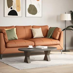 vidaXL Salontafelpoten 2 st X-vormig 40x(30-31) cm staal naturel