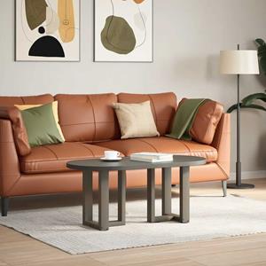 vidaXL Salontafelpoten 2 st T-vormig 38x25x(42-43) cm staal naturel