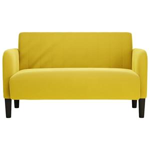vidaXL Loveseat bank 109 cm fluweel geel
