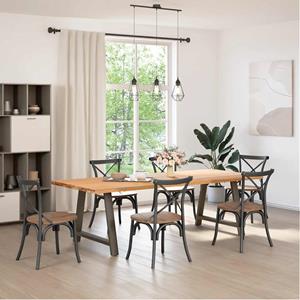vidaXL Salontafelpoten 2 st A-vormig 90x(72-73) cm staal