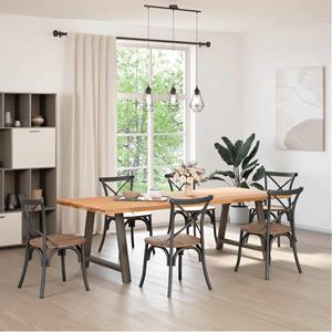 vidaXL Salontafelpoten 2 st A-vormig 100x(72-73) cm staal