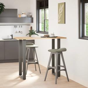 vidaXL Salontafelpoten 2 st U-vormig 50x(110-111) cm staal antraciet