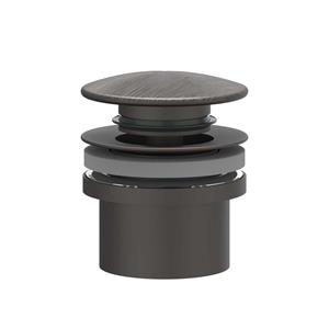 IVY Design Afvoerplug  Stop&Go Geborsteld Carbon Black PVD