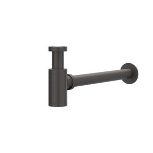 IVY Design Sifon  Geborsteld Carbon Black PVD