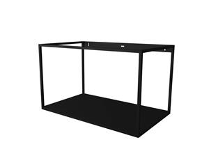 INK Stalen frame met een vaste stalen bodemplaat 80 cm x 48 cm x 48 cm Mat zwart 1901262