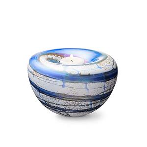 Urnwebshop Waxinelicht Urn, Elan Indigo (0.5 liter)