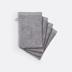 LA REDOUTE INTERIEURS Set van 4 washandjes SCENARIO in badstof