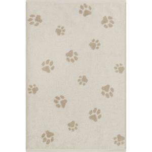 Cawö Cawo We love Dogs gemustert 6247 Gastendoekje 30x50 natur/beige