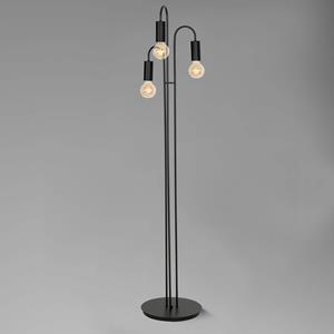 Luminex Vloerlamp Aidan, 3-lamps, zwart