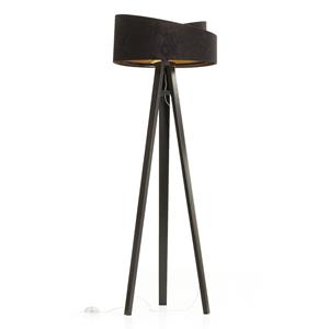 Maco Design Vloerlamp Emi met driepoot en 2-kleurige lampenkap