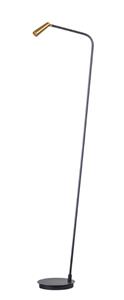 ETH Barry Vloerlamp led 2x3w 2700k zwart+mat