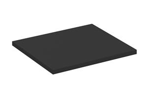 Comad Talia Casella wastafel toppaneel 60cm zwart eiken