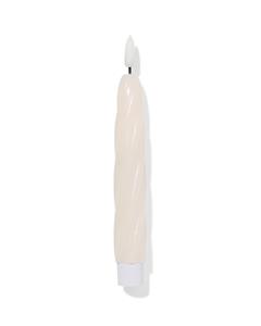HEMA LED Huishoudkaars Ø2.5x19.5cm Gedraaid Ivoor (ivoor)